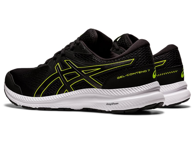 Asics Gel-contend 7 (4E) Tenisiće Muške Crne Zelene | RS7201-259