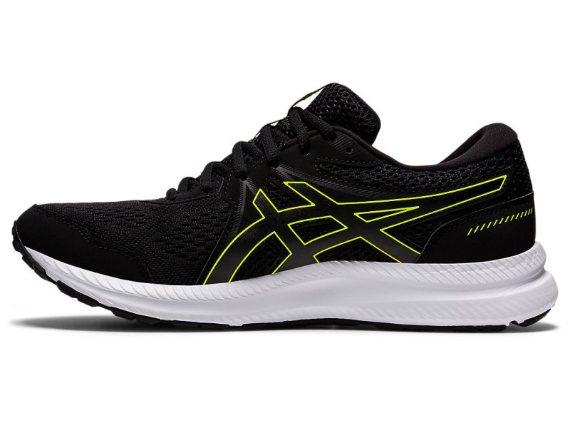 Asics Gel-contend 7 (4E) Tenisiće Muške Crne Zelene | RS7201-259