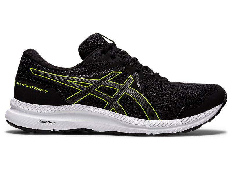 Asics Gel-contend 7 (4E) Tenisiće Muške Crne Zelene | RS7201-259