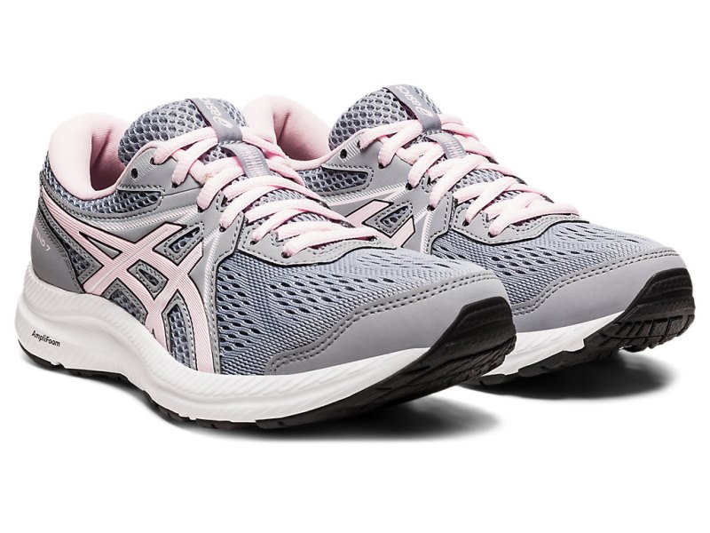 Asics Gel-contend 7 (D) Tenisiće Ženske Sive Roze | RS3049-965