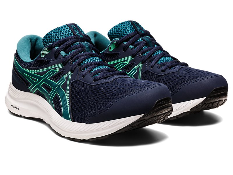 Asics Gel-contend 7 Tenisiće Muške Crne Tamno Zelene | RS3916-991