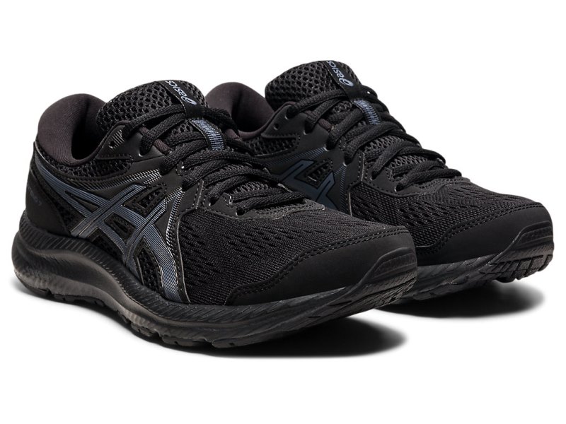 Asics Gel-contend 7 Tenisiće Ženske Crne Sive | RS5619-895