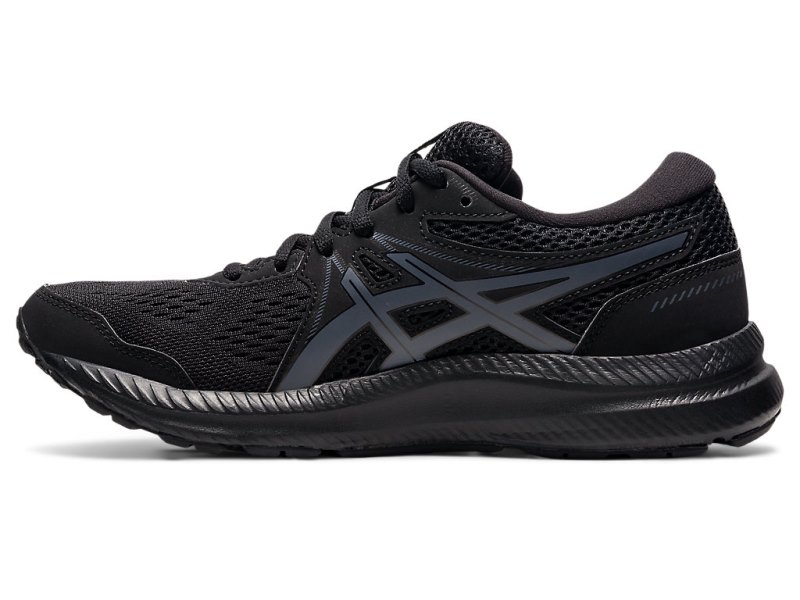 Asics Gel-contend 7 Tenisiće Ženske Crne Sive | RS5619-895