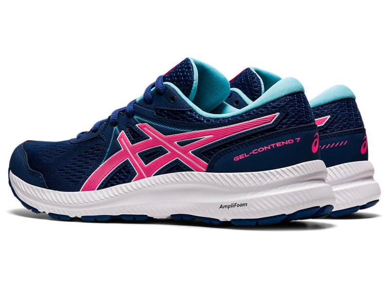 Asics Gel-contend 7 Tenisiće Ženske Crne Plave Roze | RS7404-846