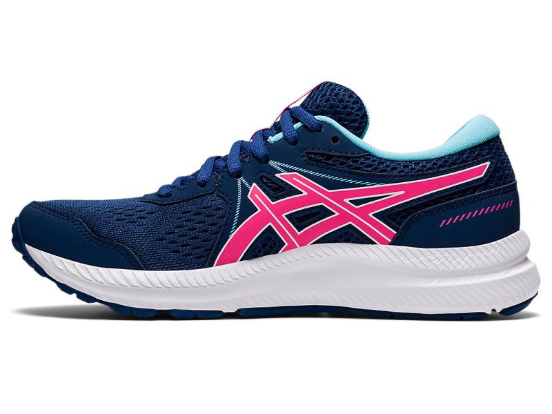 Asics Gel-contend 7 Tenisiće Ženske Crne Plave Roze | RS7404-846