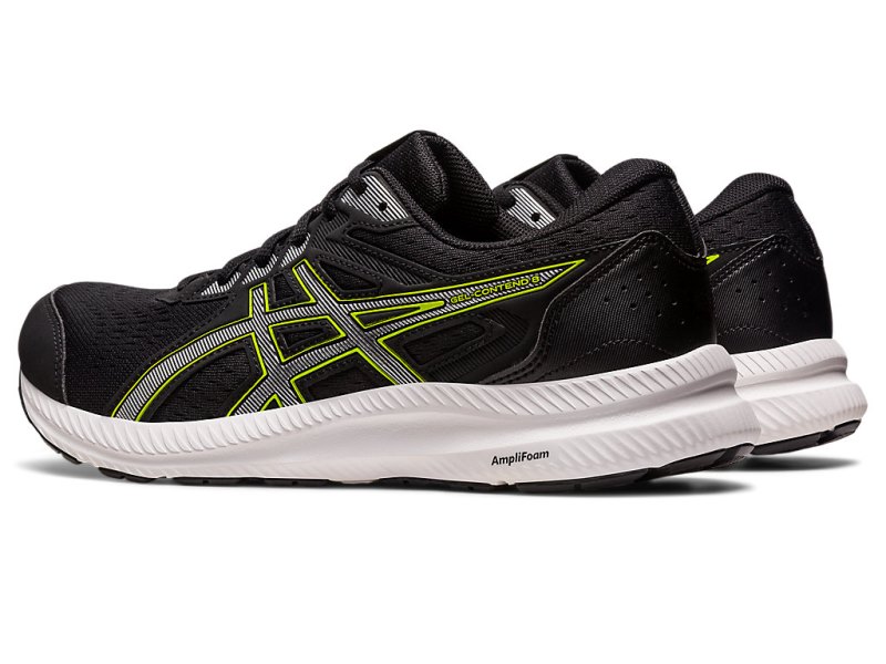 Asics Gel-contend 8 Tenisiće Muške Crne Srebrne | RS1105-123