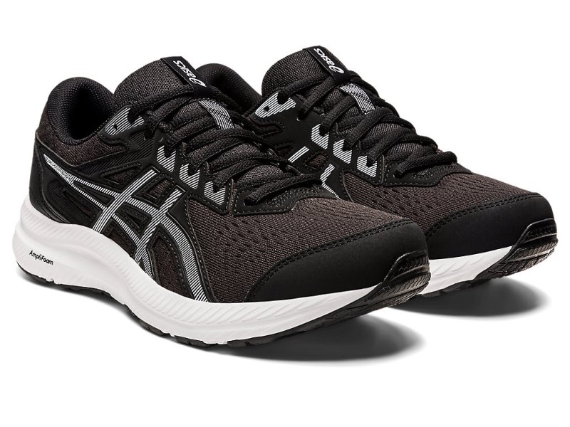 Asics Gel-contend 8 Tenisiće Ženske Crne Bijele | RS0524-969