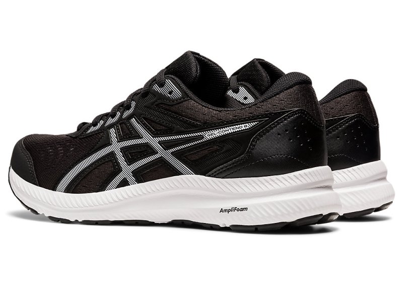 Asics Gel-contend 8 Tenisiće Ženske Crne Bijele | RS0524-969