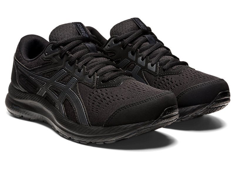 Asics Gel-contend 8 Tenisiće Ženske Crne Sive | RS3399-063