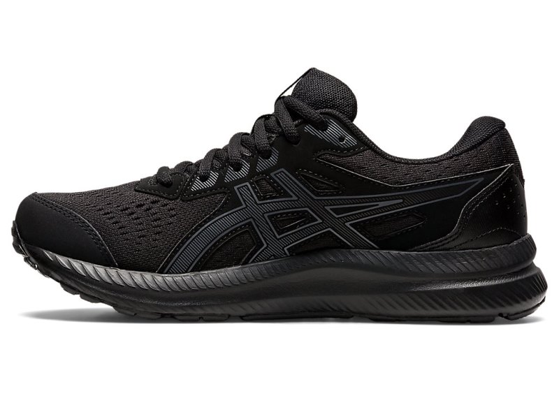 Asics Gel-contend 8 Tenisiće Ženske Crne Sive | RS3399-063