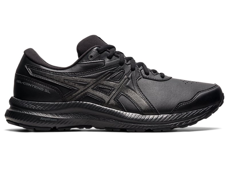 Asics Gel-contend Walker (4E) Tenisiće Muške Crne Crne | RS2438-101