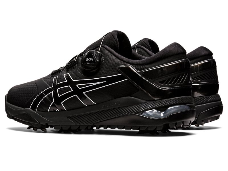 Asics Gel-course Duo BOA Cipele Za Golf Muške Crne Crne | RS4057-409