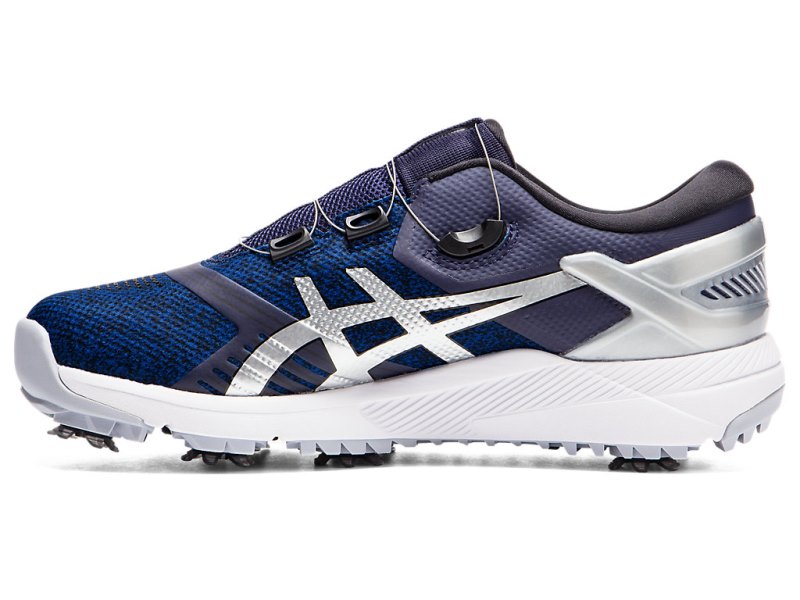 Asics Gel-course Duo BOA Cipele Za Golf Muške Tamnoplave Srebrne | RS6122-529