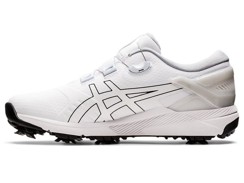 Asics Gel-course Duo BOA Cipele Za Golf Muške Bijele Crne | RS9029-326