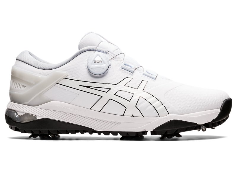 Asics Gel-course Duo BOA Cipele Za Golf Muške Bijele Crne | RS9029-326