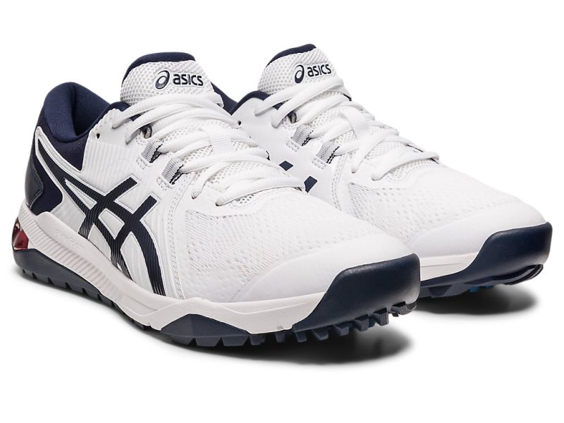 Asics Gel-course Glide Cipele Za Golf Muške Bijele Crne | RS8461-462