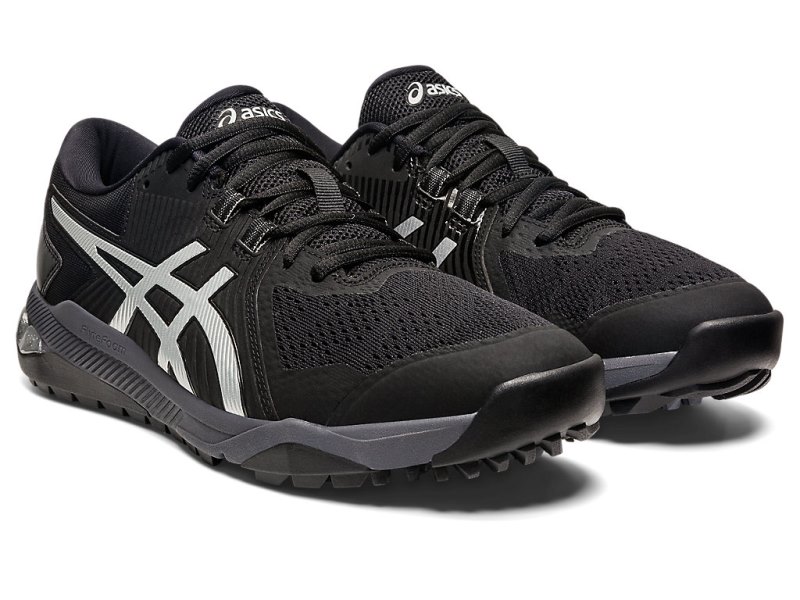 Asics Gel-course Glide Cipele Za Golf Muške Crne Sive | RS9893-470