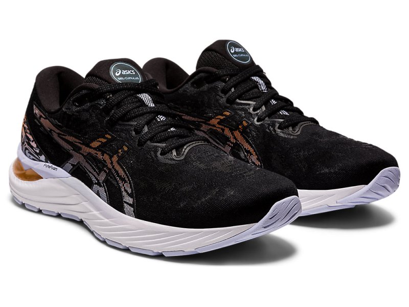 Asics Gel-cumulus 23 (D) Tenisiće Ženske Crne Narančaste | RS6227-359