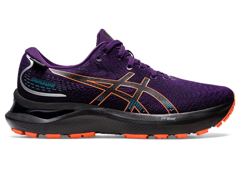 Asics Gel-cumulus 24 GTX Tenisiće Ženske Tamno Ljubičaste Narančaste | RS0252-931