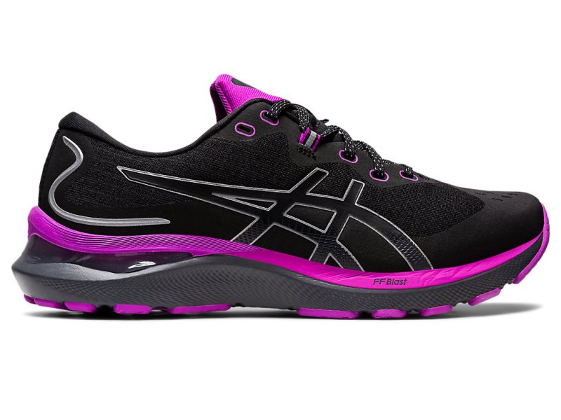 Asics Gel-cumulus 24 Lite-show Tenisiće Ženske Crne Ljubičaste | RS3214-783