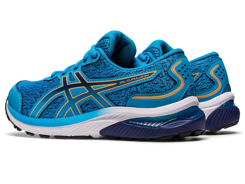 Asics Gel-cumulus 24 Sports Patike Dječje Plave Narančaste | RS2586-122