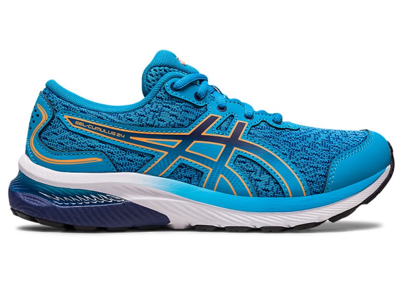 Asics Gel-cumulus 24 Sports Patike Dječje Plave Narančaste | RS2586-122