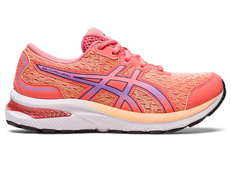 Asics Gel-cumulus 24 Sports Patike Dječje Koraljne Ljubičaste | RS3169-121