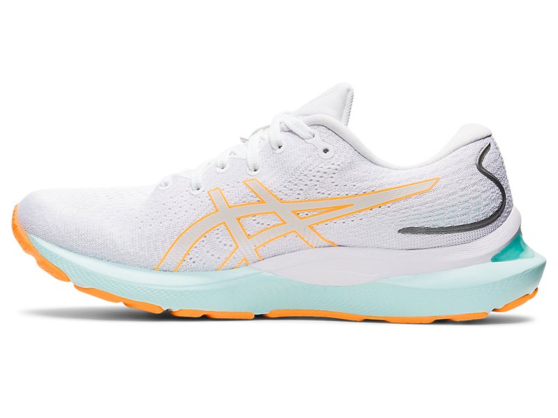 Asics Gel-cumulus 24 Tenisiće Ženske Bijele Narančaste | RS8618-721