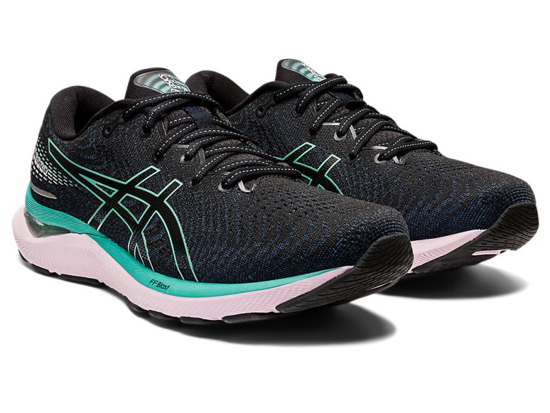 Asics Gel-cumulus 24 Tenisiće Ženske Crne Maslinasto Zelene | RS8600-412