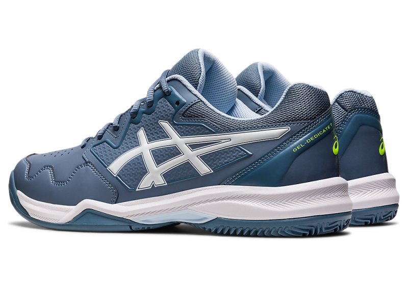 Asics Gel-dedicate 7 Clay Tenisiće Muške Sive Plave Bijele | RS0022-350