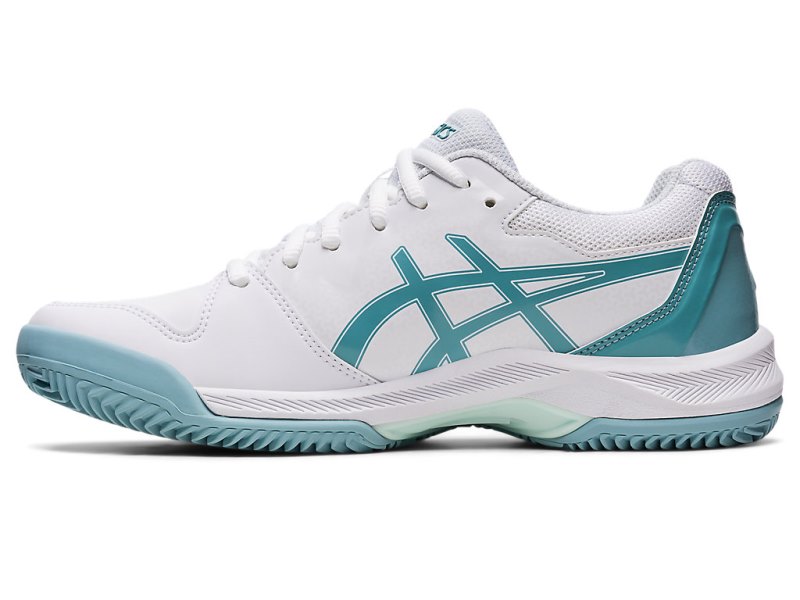 Asics Gel-dedicate 7 Clay Tenisiće Ženske Bijele Plave | RS1527-396