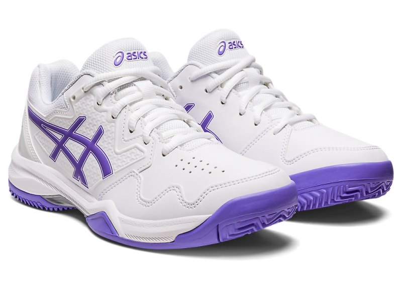 Asics Gel-dedicate 7 Clay Tenisiće Ženske Bijele Ljubičaste | RS2337-452