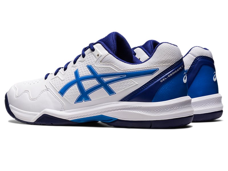 Asics Gel-dedicate 7 Tenisiće Muške Bijele Plave | RS3289-876