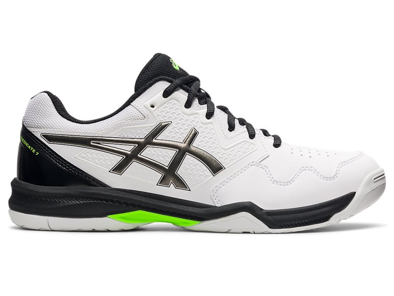 Asics Gel-dedicate 7 Tenisiće Muške Bijele Crne | RS4604-396