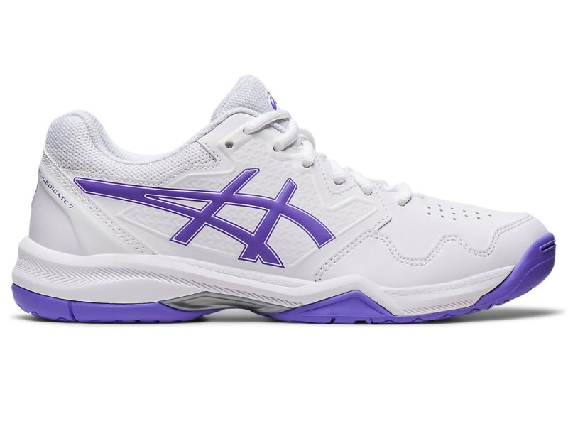 Asics Gel-dedicate 7 Tenisiće Ženske Bijele Ljubičaste | RS1350-041