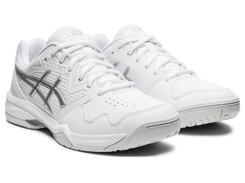 Asics Gel-dedicate 7 Tenisiće Ženske Bijele Srebrne | RS1901-983