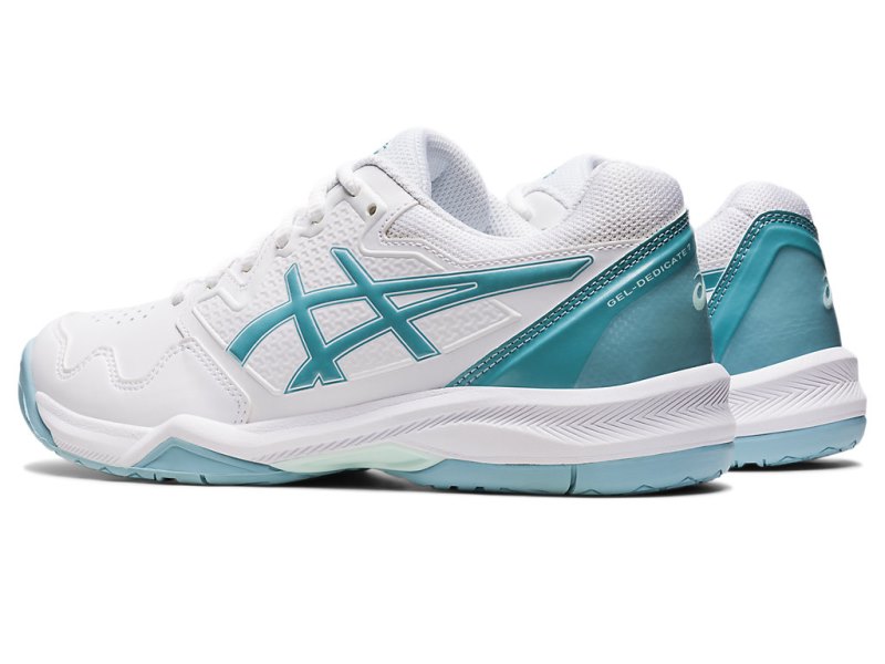 Asics Gel-dedicate 7 Tenisiće Ženske Bijele Plave | RS9460-350