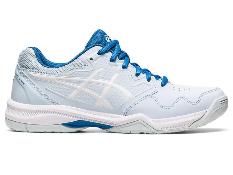 Asics Gel-dedicate 7 Tenisiće Ženske Svijetlo Plave Bijele | RS5574-647