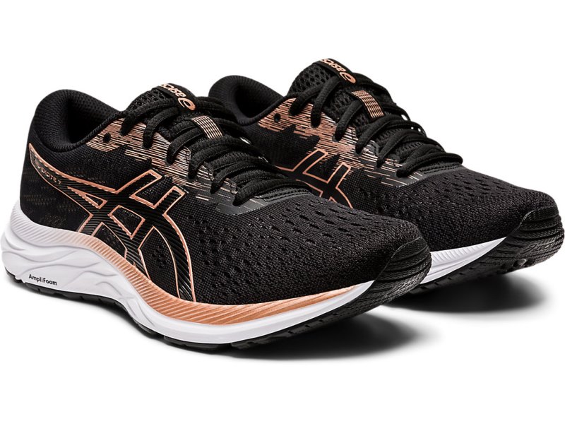 Asics Gel-eXCite 7 Tenisiće Ženske Crne Roze Zlatne | RS1819-776