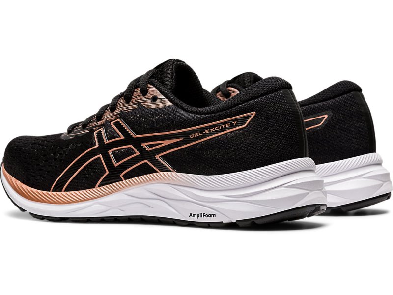 Asics Gel-eXCite 7 Tenisiće Ženske Crne Roze Zlatne | RS1819-776