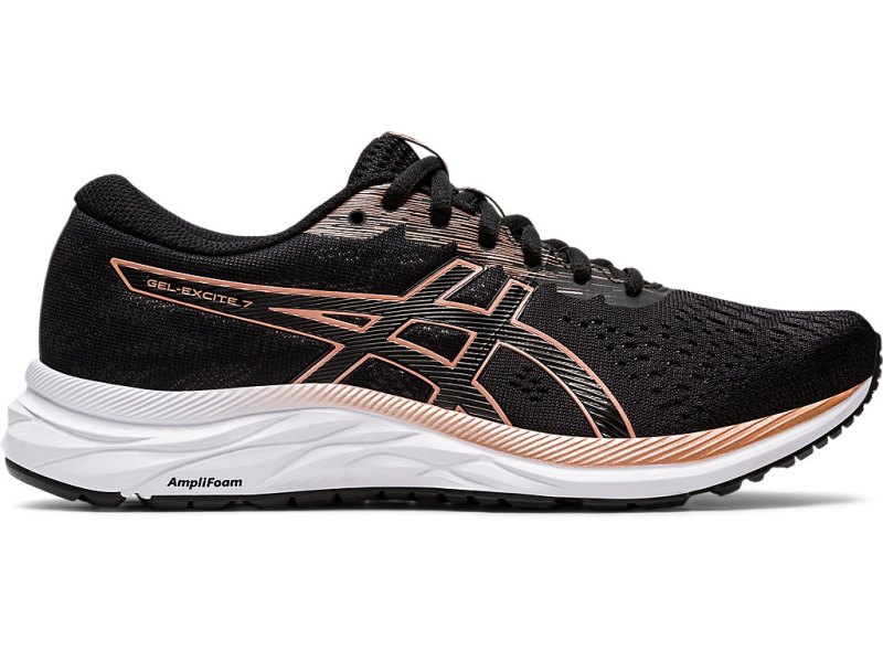 Asics Gel-eXCite 7 Tenisiće Ženske Crne Roze Zlatne | RS1819-776