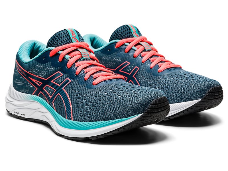 Asics Gel-eXCite 7 Tenisiće Ženske Plave Narančaste Crvene | RS4675-070