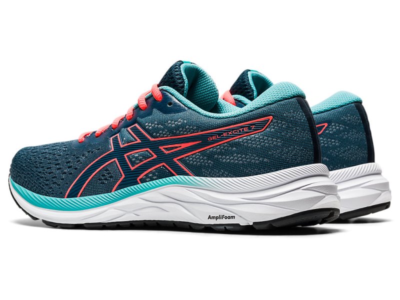 Asics Gel-eXCite 7 Tenisiće Ženske Plave Narančaste Crvene | RS4675-070