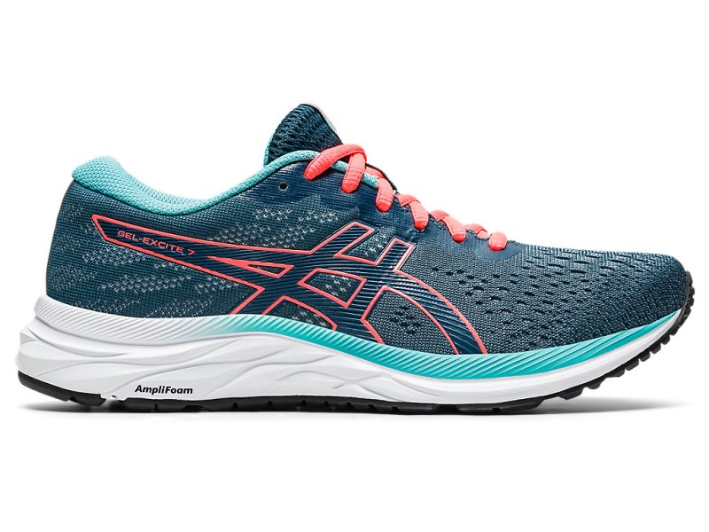 Asics Gel-eXCite 7 Tenisiće Ženske Plave Narančaste Crvene | RS4675-070