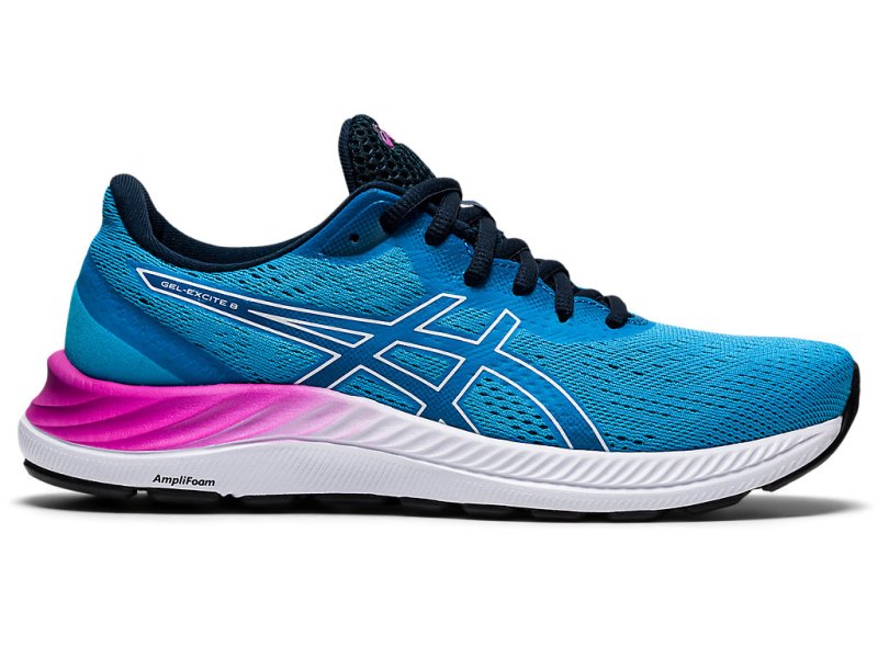 Asics Gel-eXCite 8 Tenisiće Ženske Svijetlo Tirkizne Bijele | RS2096-818