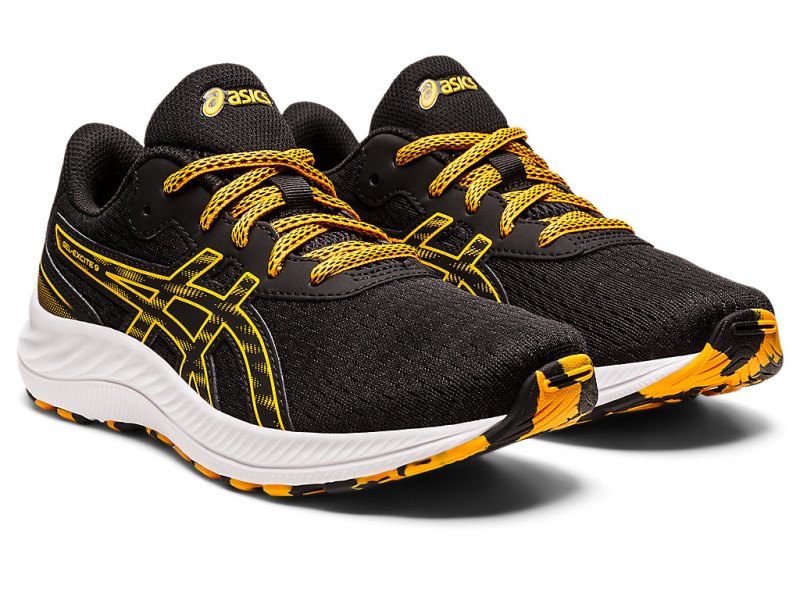 Asics Gel-eXCite 9 Sports Patike Dječje Crne Žute | RS1690-846