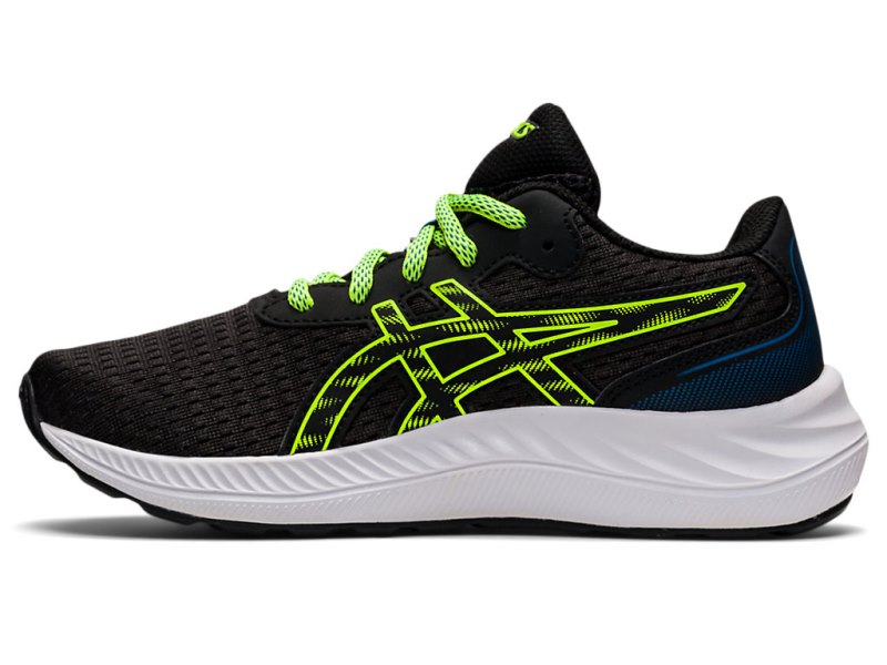 Asics Gel-eXCite 9 Sports Patike Dječje Crne Zelene | RS6103-527