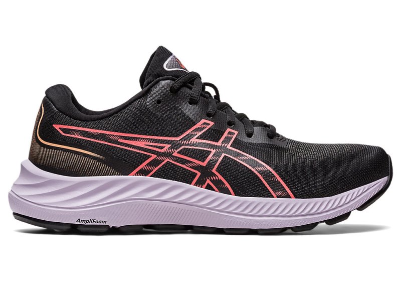 Asics Gel-eXCite 9 Tenisiće Ženske Crne Koraljne | RS8353-528