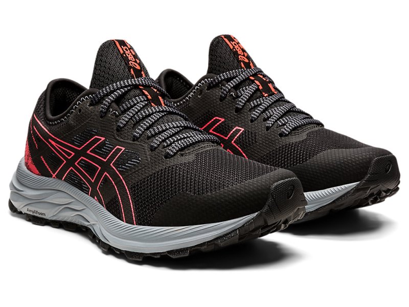 Asics Gel-eXCite Trail Tenisiće Ženske Crne Koraljne | RS8312-484