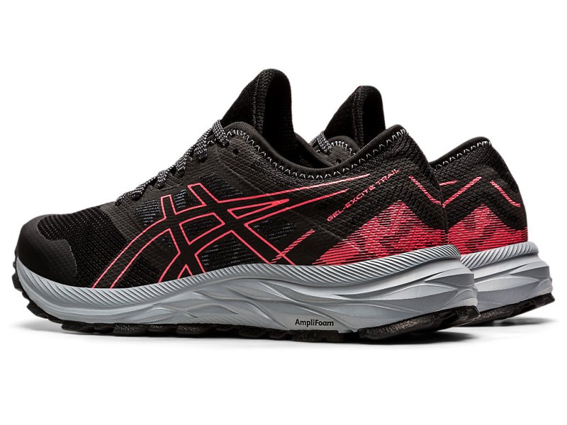 Asics Gel-eXCite Trail Tenisiće Ženske Crne Koraljne | RS8312-484